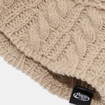 Solid Color Wool Coarse Texture Warm Knitted Bucket Hat