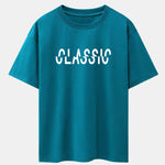 Classic Print Drop Shoulder Oversize T-Shirt