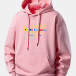 California Print Relax Fit Hoodie