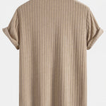 Striped Terry Cuban Shirt