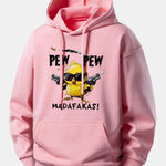 PEW PEW MADAFAKAS Chicken Print Relax Fit Hoodie