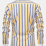 Long Sleeve Stripe Button Up Winchester Shirt & Slim Fit Tapered Trousers