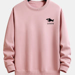 Shark Print Relax Fit Sweatshirt