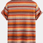 Geometric Cuban Shirt