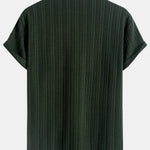 Textured Zipper Polo