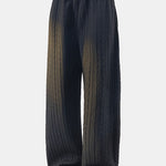 Relax Fit Twist Jacquard Crew Neck Sweatshirt & Twisted Jacquard Straight Leg Pants