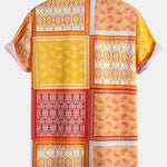 Paisley Border Button Up Shirt