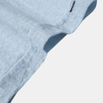 Short Sleeve Linen Look Polo Collar Shirt