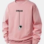 Dream Astronaut Print Relax Fit Sweatshirt
