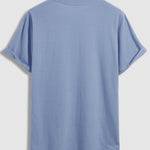 Men's 100% cotton basic round neck T-shirt three-piece set