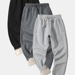 3 Pieces Teddy Lined Jogger Pants