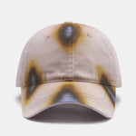 Gradient Pattern Washed Baseball Cap