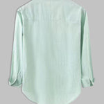 Men's Long-sleeve Half Placket Stand Collar Shirt