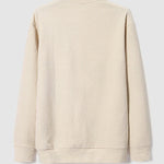 Men's Textured Vintage Jacquard Crewneck Sweatshirt
