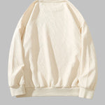 Men's Geometric  Vintage Jacquard Crewneck Sweatshirt