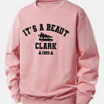 It's a Beaut Clark Christmas Tree Car Print Relax Fit Sweatshirt