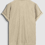 Men's Corduroy Short Sleeve Shirt
