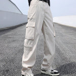 Multi Pockets  cargo long pants