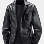 PU Leather Blazer
