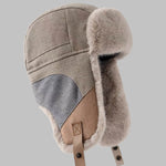 Men's Patchwork Windproof Warm Trooper Trapper Hat