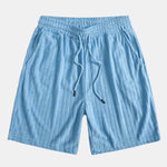 Striped Terry Cuban Shorts