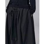 Multi-layered Fake Two-piece Wide-leg Culottes