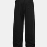 Relax Fit Contrast Polo Sweatshirt & Straight Leg Pleated Pintuck Sweatpants