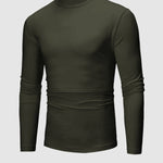 Unisex Solid Color Lightweight Fleece Skin-friendly Basic Pullover T-shirt