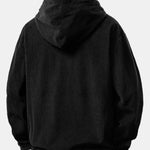 Corduroy Hoodie With Kangaroo Pocket