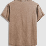 Men's "CALIFORNIA" letter print casual short-sleeved T-shirt
