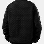 Checkerboard Jacquard Sweatshirt