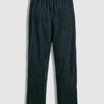 Men's Corduroy Solid Color Elastic Waist Drawstring Casual Pants
