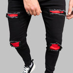 Men's ripped contrast denim  Jeans