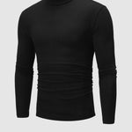 Unisex Solid Color Lightweight Fleece Skin-friendly Basic Pullover T-shirt