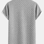 Checkerboard Jacquard Arc Hem T-Shirt & Checkerboard Jacquard Shorts