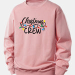 Christmas Lights Print Relax Fit Sweatshirt