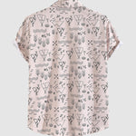 Men's Street Style Printed Casual Short Sleeve Shirt