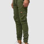 Casual Patchwork Pants with Dual Pockets
