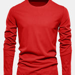 Basic Long Sleeve Cotton T-Shirt