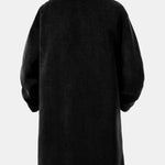 Relax Fit Warm Teddy Fleece Long Coat