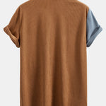 Colorblock Corduroy Shirt