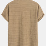 Relax Fit Striped Textured T-Shirt