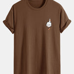 Regular Fit Duck You Print Cotton T-Shirt