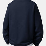 2 In 1 Button V-Neck Waffle T-Shirt With Pocket