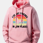 Dog Slogan Print Relax Fit Hoodie