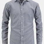 Long Sleeve Stripe Button Up Shirt