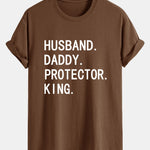 Regular Fit Men Slogan Print Cotton T-Shirt