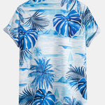 Leaf Island Print Button Up Shirt