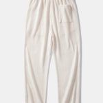 Long Sleeved Waffle Button Up Shirt & Drawstring Knitted Waffle Pants