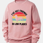 Dog Slogan Print Relax Fit Sweatshirt